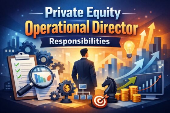 private equity operational director responsibilities