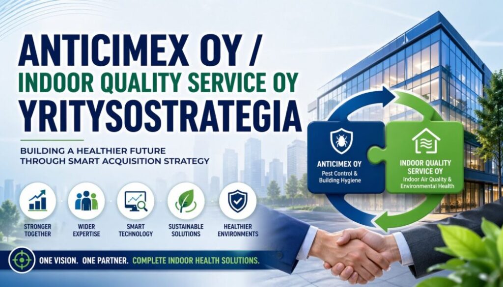 anticimex oy / indoor quality service oy yritysostostrategia