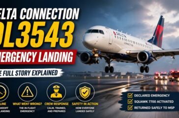 delta connection dl3543 emergency landinga