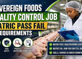 sovereign foods quality control job matric pass fail requirements