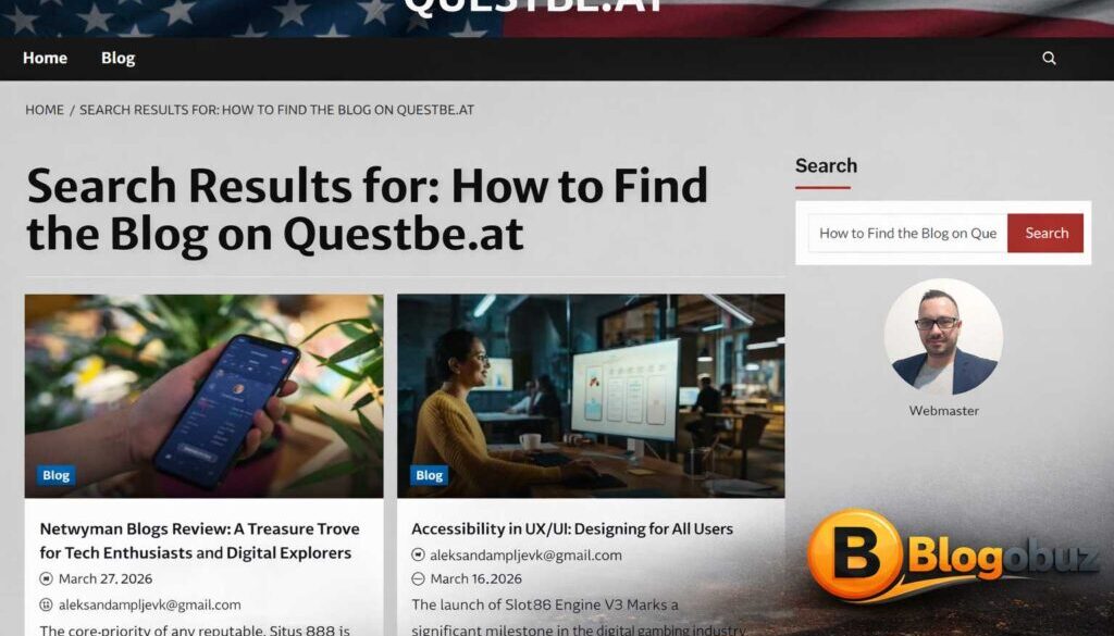 How to Find the Blog on Questbe.at